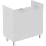 Ideal Standard Eurovit+ - Шкафче за умивалник, 84x80x44 см, 2 врати, панти ляво/дясно, лъскаво бяло R0262WG (R0262WG)