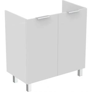 Ideal Standard Eurovit+ - Шкафче за умивалник, 84x80x44 см, 2 врати, панти ляво/дясно, лъскаво бяло R0262WG (R0262WG)