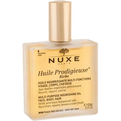 NUXE Huile Prodigieuse Riche 100 ml подхранващо сухо олио за лице, тяло и коса за жени