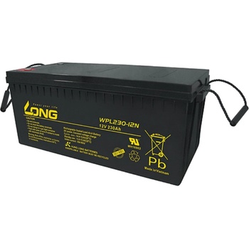 Long Aкумулаторна батерия Long WPL230-12 F18, 12V 230Ah, 238 х 219 х 522 мм (WPL230-12)