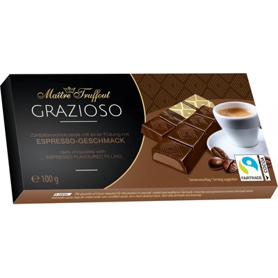 Maitre Truffout Hořká s náplní Espresso 100 g