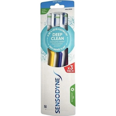 Sensodyne Deep Clean Extra Soft 3 ks