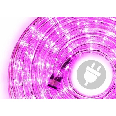 Nexos 28839 LED světelný kabel 10 m růžová 240 diod