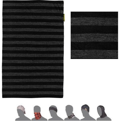 Sensor Tube merino wool šatku multifunkčný čierna