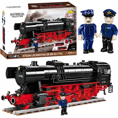 COBI 6283 Historical Collection 1:35 Parní lokomotiva DR BR 52/TY2 – Zboží Dáma