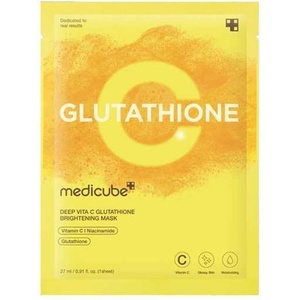 Medicube Deep Vita C Glutathione Brightening Mask - Изсветляваща Текстилна Маска против Пигментни Петна 1бр. /27ml