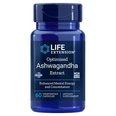 Life Extension Optimized Ashwagandha Extract, екстракт от Ашваганда, 60 растителни капсули