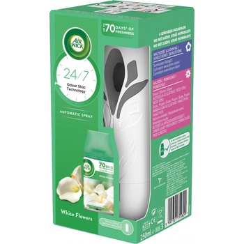 Airwick Freshmatic osvěžovač Bílé květy komplet 250 ml