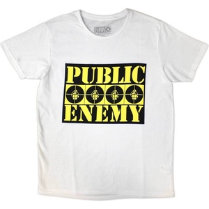 Public Enemy Four Logos White M Риза (PUBTS03MW02)