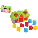 Teddies vkládačka stodola s tvary 10ks plast