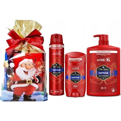 Old Spice Captain XXL tyčinka 85 ml + sprej 250 ml + gel 3v1 1000 ml