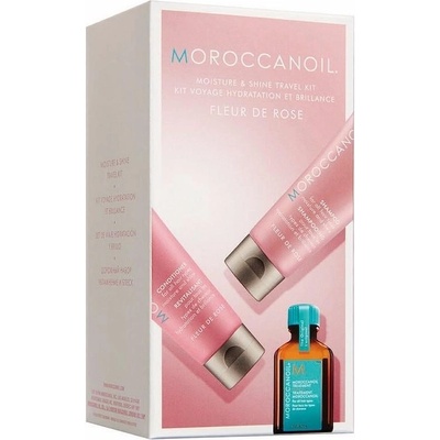 Moroccanoil - Мароканско масло (арганово масло) MOROCCANOIL® Комплект за тяло за овлажняване и блясък - Fleur De Rose (7290016494082)