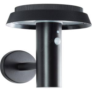 Brilliant - LED соларен стенен фенер с сензор ALVERO LED/4W/3, 7V IP44 (BI0103)