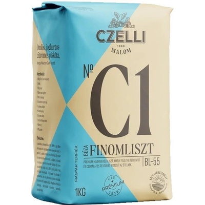 Czelli Malom N° C1 Pšeničná mouka bílá hladká BL-55 1000 g