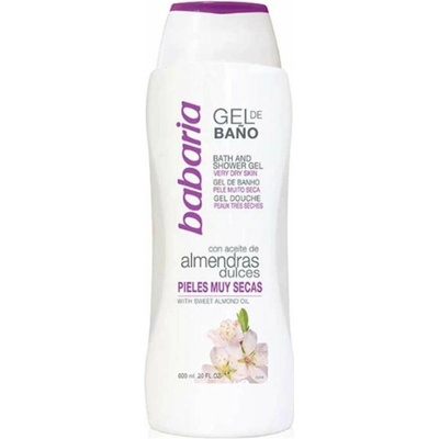 Babaria Almendras sprchový gél Bath And 600 ml