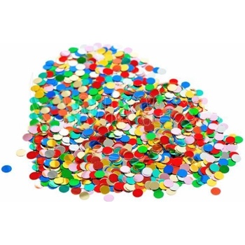 Konfety papírové barevný mix 100g