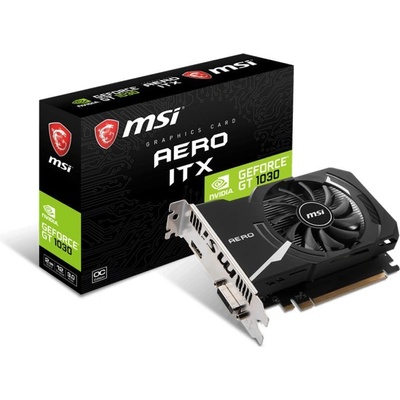 MSI GeForce GT 1030 AERO ITX 2GD4 OC 2GB GDDR4 64bit (V809-2824R)