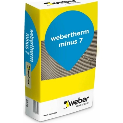 Weber webertherm minus 7 zimná lepiaca a výstužná malta 25 kg