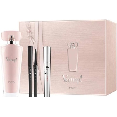 PUPA Pupa Комплект Vamp! Pink - Парфюмна вода, Спирала и Молив за очи, 100 + 9 ml + 0.35 g