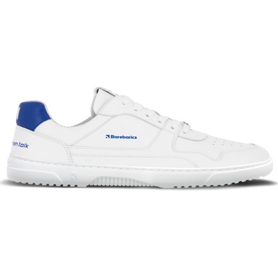 Barefoot tenisky Barebarics Zing Brave Men Talk White & Blue