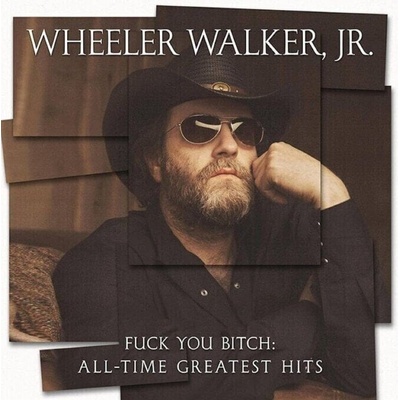 Wheeler Walker Jr Wheeler Walker Jr. - Fuck You Bitch: All-Time Greatest Hits (Black and Gray Splattered) (LP) (789577790919)