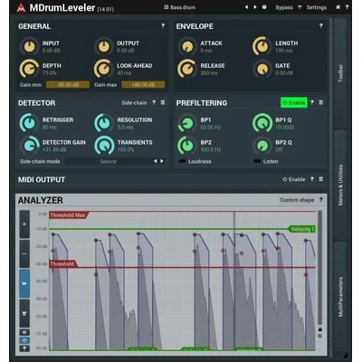 MeldaProduction MDrumLeveler