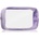 Notino Travel Collection Medium Clear Organizer прозрачна козметична чантичка M Purple 24x12, 5x5 cm