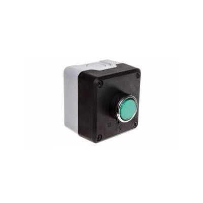 Control cartridge black and grey, indoor button green (1NO), T0-P1C300DY