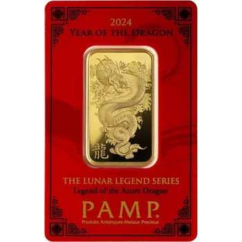 PAMP zlatý slitek Rok Draka Azure Lunar Legends 1 oz
