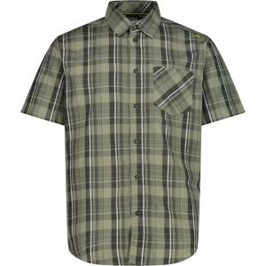 CMP Мъжка риза с копчета CMP Full Button Shirt - Sage / Pine / Bianco - размер 46 (EU) (033-3073-0611)