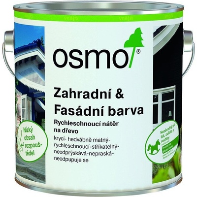 Osmo 7505 Zahradní a fasádní barva 2,5 l Hluboce černá