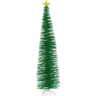MagicHome Stromček Vianoce trblietavý s hviezdičkou 30 cm