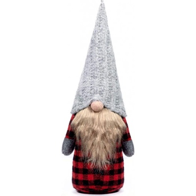 TUTUMI Vianočný škriatok červený flanel 30cm