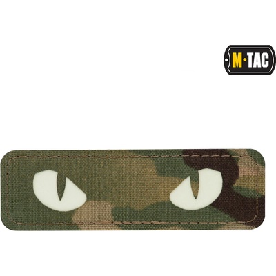 Nášivka M-Tac Cat Eyes Glow - multicam-biela