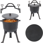 Chomik Ловджийски чугунен казан 5l 62490 (bbq3703)
