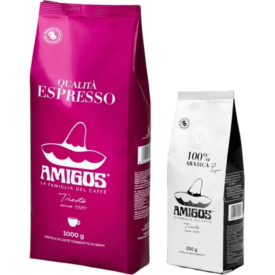 Amigos Pack Espresso + 7 Origini 1,25 kg