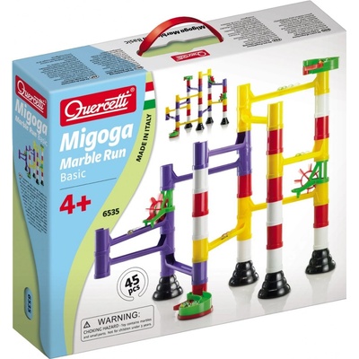 Quercetti Migoga Marble Run Basic 45 ks 6535 – Zboží Mobilmania