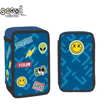 S-Cool Несесер с 3 ципа scool emoticon, 39 части