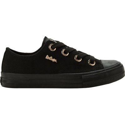 Lee Cooper dámske tenisky LC FLEX CANVAS čierna zlatá