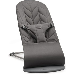 BabyBjörn Бебешки шезлонг BabyBjorn - Bliss, Woven Petal Quilt, Anthracite (1814-006226) - ozone