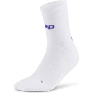 CEP Мъжки чорапи за бягане CEP Run Ultralight Socks Mid Cut 4.0 Running socks - White - размер V (201-9126-0213)