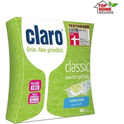 claro products GmbH, Austria Таблетки за съдомиялна claro Classic, 40 бр
