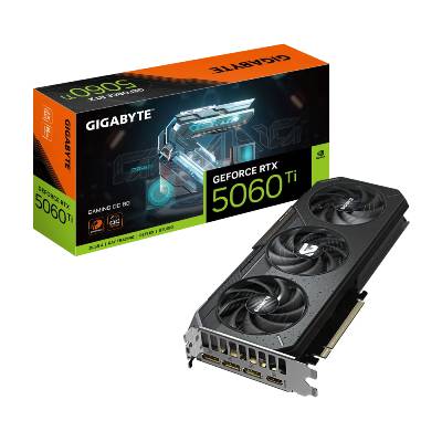 Видео карта GIGABYTE GeForce RTX 5060 Ti GAMING OC 8G, 8GB GDDR7, 128 bit, HDMI, 3xDP - N506TGAMING OC-8GD (71830)