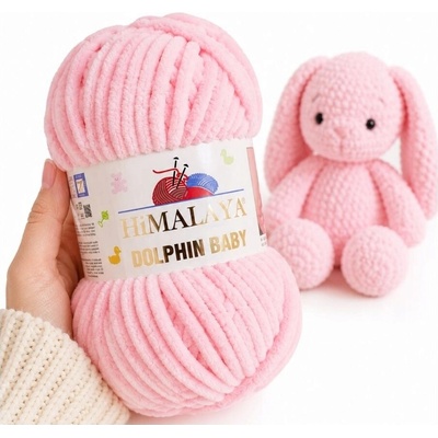 Priadza Himalaya Dolphin Baby 100g 120m 80319 svetloružová