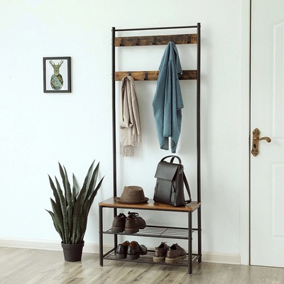 VASAGLE Předsíňový s botníkem v průmyslovém designu – Sleviste.cz