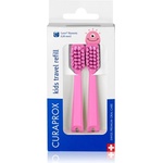 CURAPROX Kids Travel refill сменяеми глави за четка за зъби Pink 2 бр