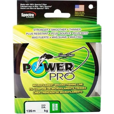PowerPro Pletená Šňůra Zelená 1370m 0,15mm 9kg