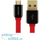 Avacom DCUS-MIC-40R USB - Micro USB, 40cm, červený