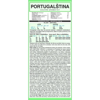 PORTUGALŠTINA souhrn gramatiky