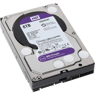 Western Digital WD Purple 3.5 6TB 5400rpm 64MB SATA3 (WD60PURZ)